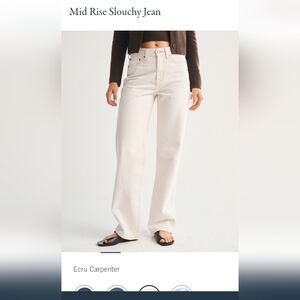 Abercrombie & Fitch White Skinny Jeans